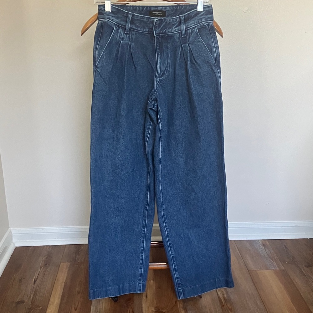 Banana Republic High-Rise Wide-Leg Jeans